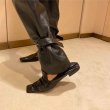 画像8: women's square head single shoes leather shoes slip-ons フラットソフトレザースクエアヘッドシングルシューズ レザーローファー パンプス (8)