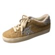 画像3:  women's lamb wool front  Lace-up sneakers casual shoes  ラムウールレースアップスター星付きスニーカー (3)