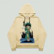 画像3:  men's  Betty Statue of Liberty Print Hoodie round neck hooded sweater ユニセックス男女兼用ベティーの自由の女神像プリントフーディーパーカー　トレーナー (3)