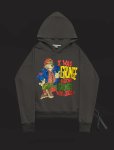 画像13:  men's Grunge bear print Hoodie round neck hooded sweater ユニセックス男女兼用グランジベアープリントフーディーパーカー　トレーナー (13)