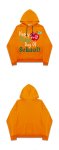 画像7:  men's hand-painted doodle apple hooded sweater   round neck hooded sweater ユニセックス男女兼用アップルリンゴプリントフーディーパーカー　トレーナー (7)
