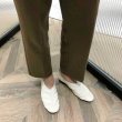 画像7: women's soft leather foot  flat beanie casual shoes slip-ons  フラットビーニーバレーシューズパンプス　 (7)