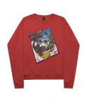 画像1:  men's men and women hedging loose long sleeve sweater print Hoodie round neck hooded sweater ユニセックス男女兼用ポッププリントプルオーバ ートレーナー (1)