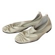 画像4: women's soft leather foot  flat beanie casual shoes slip-ons  フラットビーニーバレーシューズパンプス　 (4)