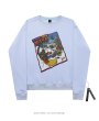 画像7:  men's men and women hedging loose long sleeve sweater print Hoodie round neck hooded sweater ユニセックス男女兼用ポッププリントプルオーバ ートレーナー (7)