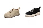 画像3: men's  Platform British lace-up sneakers 厚底ブリティッシュレースアップスニーカー レザースニーカー (3)