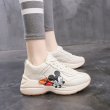 画像3:  women's Mickey Mouse Platform Lace Up Sneakers 厚底ミッキーマウス厚底プラットフォームレースアップスニーカースニーカー  (3)