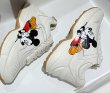 画像6:  women's Mickey Mouse Platform Lace Up Sneakers 厚底ミッキーマウス厚底プラットフォームレースアップスニーカースニーカー  (6)