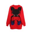 画像5: Women's Mickey Mouse Print Oversize Sweater pullover　ミッキーマウスプリントオーバーサイズセーター プルオーバー (5)