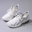 画像4:  women's flying woven mesh sneakers  Lace Up Sneakers  メッシュレースアップスニーカースニーカー  (4)