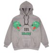 画像2:  men's tiger head print  round neck hooded sweater men and womenユニセックス男女兼用タイガーヘッドプリントフーディーパーカー　トレーナー (2)