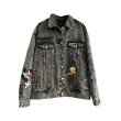 画像1: Tweet loose denim jacket coat　トゥイーティーデニムジャケット　Gジャン ルーニー・テューンズ (1)