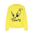 画像1: Women's  Tweety Round Neck Wool Sweater pullover Looney Tunes トゥイーティーラウンドネックウールセータープルオーバー ルーニー・テューンズ (1)