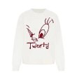 画像2: Women's  Tweety Round Neck Wool Sweater pullover Looney Tunes トゥイーティーラウンドネックウールセータープルオーバー ルーニー・テューンズ (2)