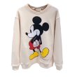 画像1:  men's men and women Mickey Mouse Printed loose long sleeve sweater ユニセックス男女兼用ミッキーマウスプルオーバ ートレーナー (1)