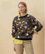 画像5: Women's Mickey Mouse pattern printed sweater  Jacket 　ミッキーマウスパターンプリントセーター (5)