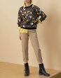 画像3: Women's Mickey Mouse pattern printed sweater  Jacket 　ミッキーマウスパターンプリントセーター (3)