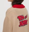 画像4: Women's  Tom and JerryV-neck Loose Knit Sweater Jacket トム＆ジェリールーズV ネックカーディガンセーター　ジャケット (4)