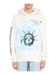 画像4:  men's Liberty Torch printing  hooded sweater shirt ユニセックス男女兼用リバティトーチプリントフーディーパーカー　トレーナー (4)