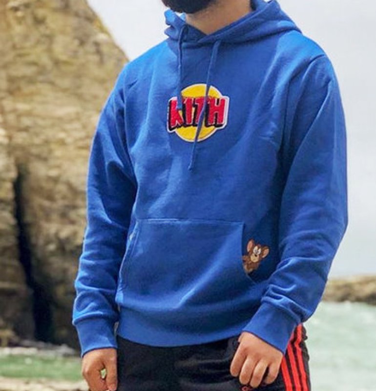 画像7:  men's TOM &JERRY hooded sweater shirt ユニセックス男女兼用トム&ジェリープリントフーディーパーカー トレーナー (7)