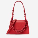 画像3: Woman’s chain ring decoration flip hand ladle shoulder lipstick package handbag　フリップハンドレードルショルダー口紅バッグトート ショルダークロスボディーハンドバック　斜め掛け (3)