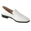 画像2: women's square head loafers  flat British style  leather shoes   本革レザースクエアヘッドローファー パンプスシューズ  (2)