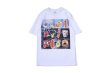 画像4:  men's men and women  vegetable broccoli hot dog  loose  short sleeveT-shirt ユニセックス男女兼用半袖野菜ブロッコリーホットドッグ プリントTシャツプルオーバ ー (4)