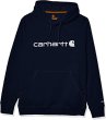 画像2:  men's Carhartt Men's Force Delmont Signature Graphic Hooded Sweatshirt  カーハート Carhartt メンズ パーカー トップスユニセックス男女兼用 (2)