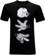 画像1:  men's Rock Paper Scissors Cartoon Hands Men's Humor Funny T-ShirtユーモアじゃんけんTシャツユニセックス男女兼用 (1)