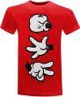 画像2:  men's Rock Paper Scissors Cartoon Hands Men's Humor Funny T-ShirtユーモアじゃんけんTシャツユニセックス男女兼用 (2)