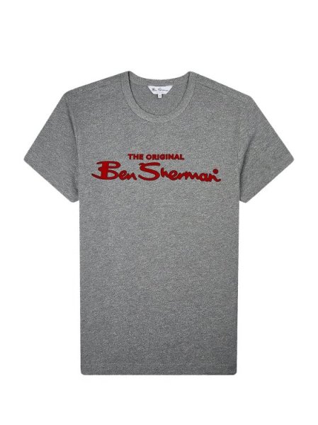 画像1:  men's Archive Flock Logo T-Shirt アーカイブフロックロゴTシャツユニセックス男女兼用 (1)
