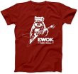 画像2: men's Bees Knees Tees Ewok and Roll Guitar Funny T-Shirt ロック ベアー ギター ロゴTシャツユニセックス男女兼用 (2)