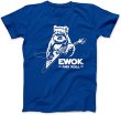 画像1: men's Bees Knees Tees Ewok and Roll Guitar Funny T-Shirt ロック ベアー ギター ロゴTシャツユニセックス男女兼用 (1)