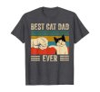 画像2: Mens Vintage Best Cat Dad Ever Bump Fit T-Shir  メンズヴィンテージベストキャットTシャツユニセックス　男女兼用 (2)