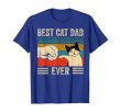 画像4: Mens Vintage Best Cat Dad Ever Bump Fit T-Shir  メンズヴィンテージベストキャットTシャツユニセックス　男女兼用 (4)