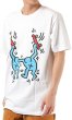 画像1:  men'sDiamond Supply Co. x Keith Haring Stand Together Short Sleeve T Shirt　Diamond Supply Co. x Keith Haring　　ダイヤモンドサプライキース×ヘリングコラボメンズTシャツ　ユニセックス男女兼用 (1)