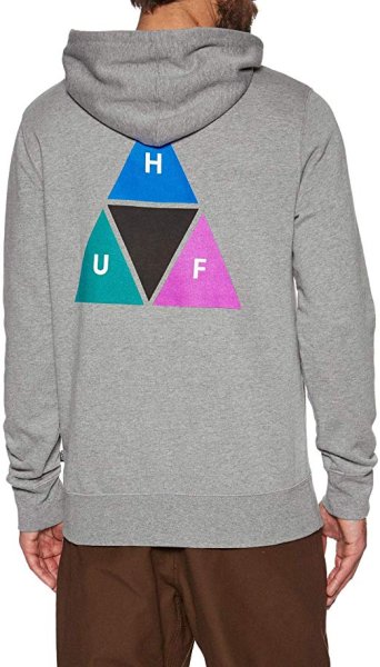 画像1:  HUF Prism Pullover Hoodie  Long Sleeve Hoodie　HUFハフ　プリズムプルオーバーフーディーメンズロングスリーブフーディーユニセックス男女兼用　 (1)