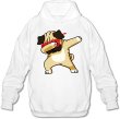 画像4:  Men's Dabbing Pug Hoodie Casual Sweatshirt  　メンズパグフーディー パーカースウェットユニセックス男女兼用 (4)