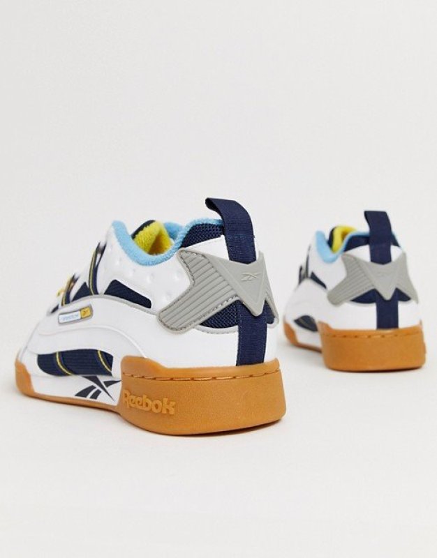 画像3: Reebok workout plus recrafted trainers in white リーボックレースアップスニーカー (3)