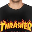 画像3: Thrasher Magazine Men's Shirt Girls Short Sleeve Flame Crew T-Shirt Classic TeeT　スラッシャーマガジンメンズ半袖Tシャツユニセックス男女兼用　 (3)
