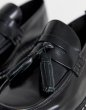 画像3: Men'sloafers in black leather with chunky sole and contrast stitch　チャンキーソールコントラストステッチレザーローファー　 (3)