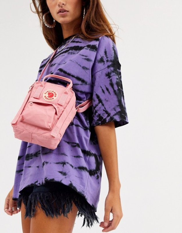 画像5: Fjallraven Kanken  crossbody sling bag in pink フェールラーベン カンケンクロスボディスリングバッグミニバッグ ウエストポーチ (5)