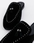 画像4: River Island backless loafer in black  リバーアイランドバックレスローファー (4)