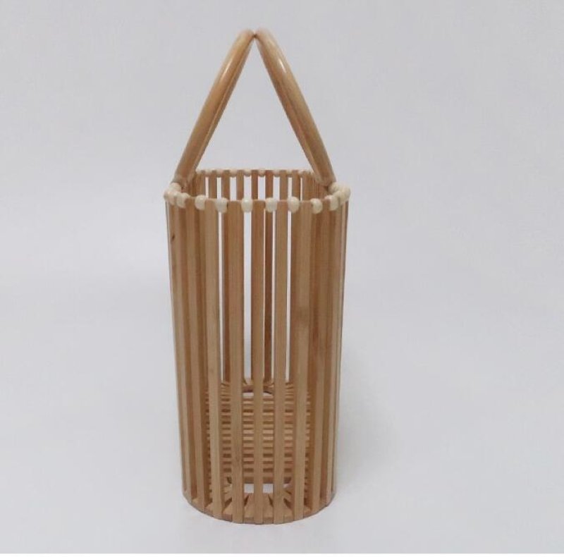 画像4: Woman’s  portable bamboo bag portable bucket bag ポータブルバンブートートバッグバケットバッグ (4)