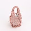 画像9: Woman’s  fishing net bag woven bag　ポータブルコットンロープメッシュフィッシングトートバッグ　フレンチバッグ (9)