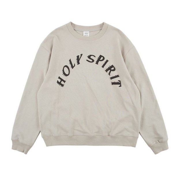 画像1:  HOLY SPIRIT limited retro loose sweater men and women　限定レトロルーズセータートレーナーオーバーサイズユニセックス男女兼用 (1)