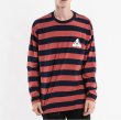 画像5: Big striped triangle bottoming shirt men and women long sleeve T-shirt   オーバーサイズボーダーTシャツユニセックス男女兼用 (5)