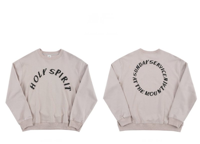 画像3:  HOLY SPIRIT limited retro loose sweater men and women　限定レトロルーズセータートレーナーオーバーサイズユニセックス男女兼用 (3)