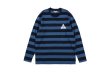 画像9: Big striped triangle bottoming shirt men and women long sleeve T-shirt   オーバーサイズボーダーTシャツユニセックス男女兼用 (9)