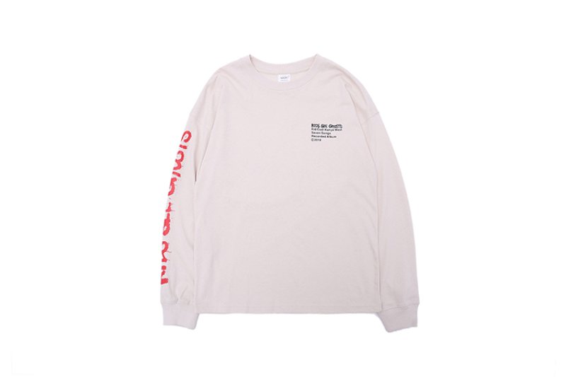 画像5: Ink painting ins long-sleeved t-shirt men and women  オーバーサイズインクペイント長袖TシャツラウンドネックTシャツユニセックス男女兼用 (5)